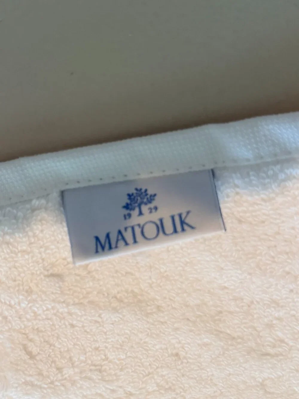 NEW 4x MATOUK LOTUS WASHCLOTHS set of 4, white